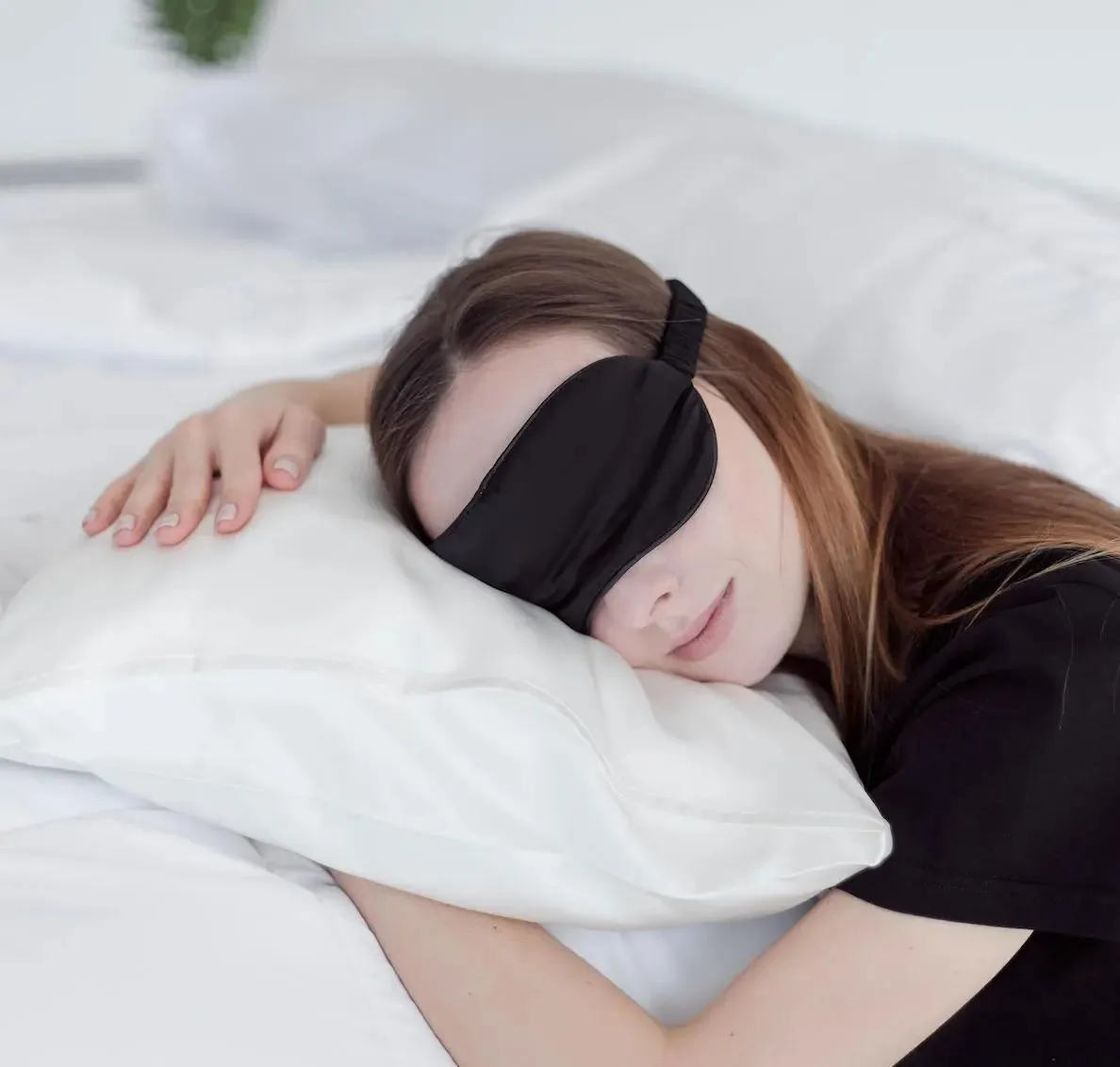 100% Silk Adjustable Eye Mask