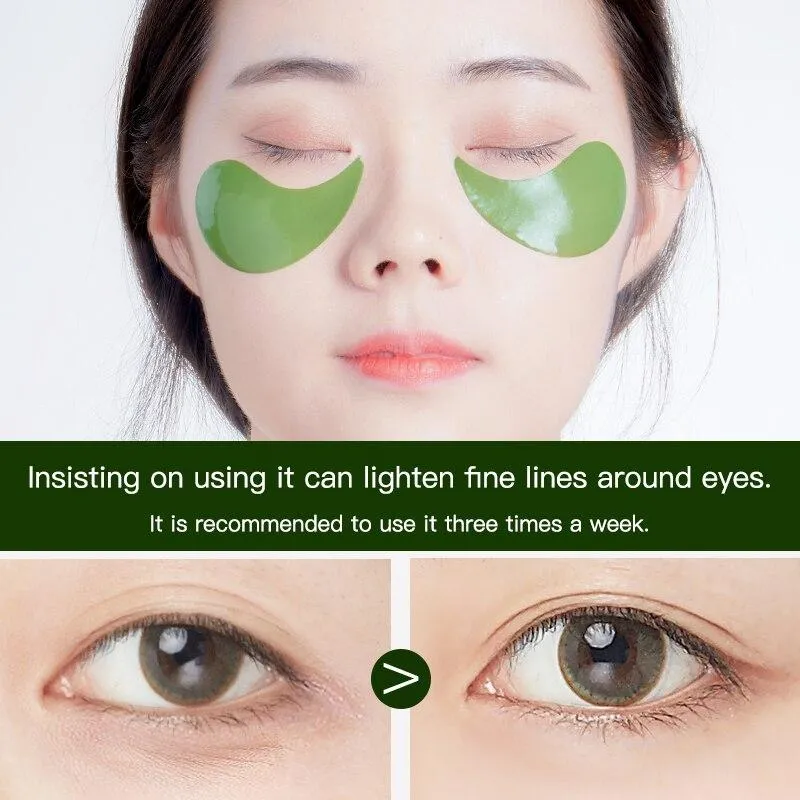 60 Pieces Anti Aging Wrinkle Reduction Collagen Natural Moisturising Gel eye patches