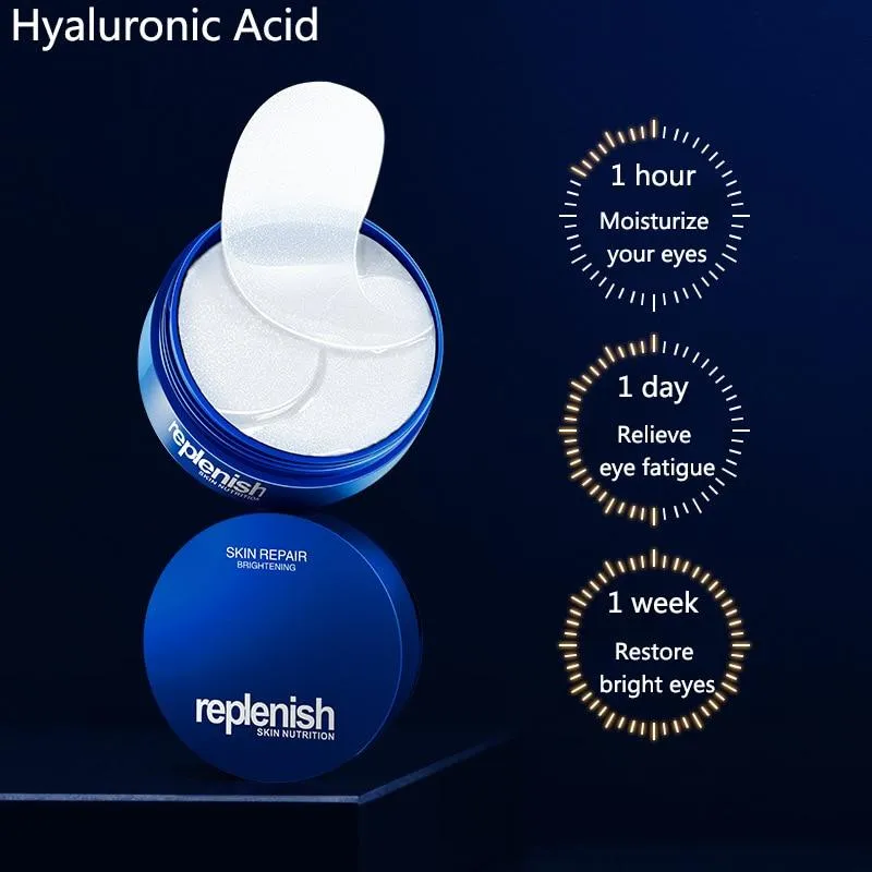 60 Pieces Anti Aging Wrinkle Reduction Collagen Natural Moisturising Gel eye patches