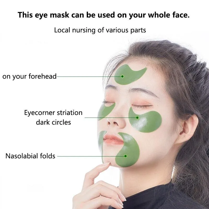 60 Pieces Anti Aging Wrinkle Reduction Collagen Natural Moisturising Gel eye patches