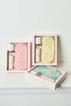 Abby Ruffle Eye Mask Candle Set