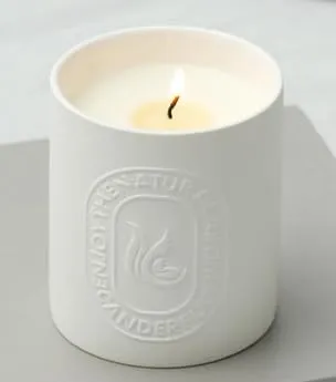 ABSORBIA Green Mountains & Water Tranquility: Scented Candle with 5% Perfume Concentrates, Essential Oil & Soybean Wax, 150g, 30-Hour Burn Time, Ceramic Cup (7x8cm), Packaged in EPE Foam and Brown Box