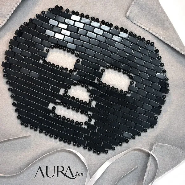 Aura Zen  100% Natural Obsidian Mask