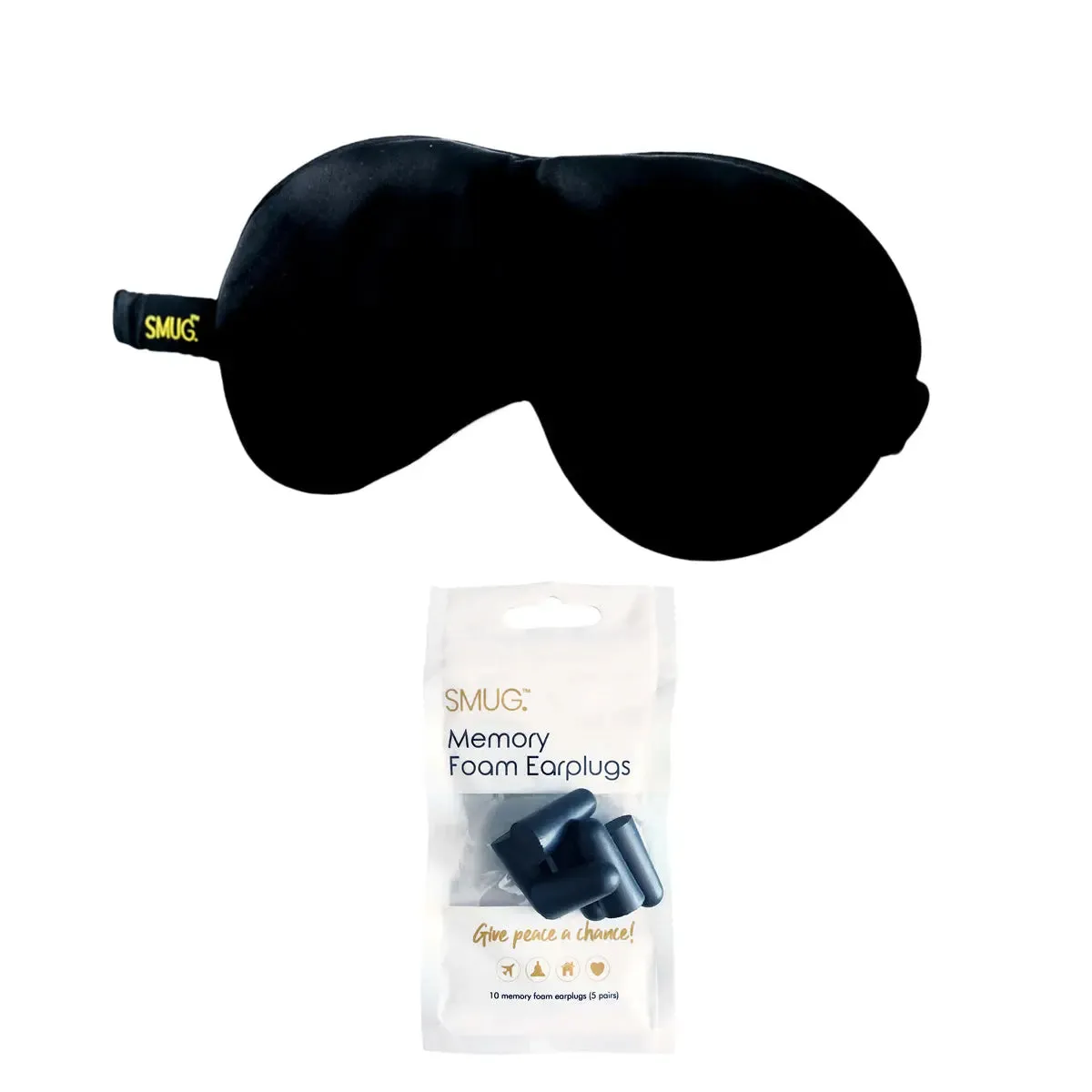 Black Satin Sleep Mask