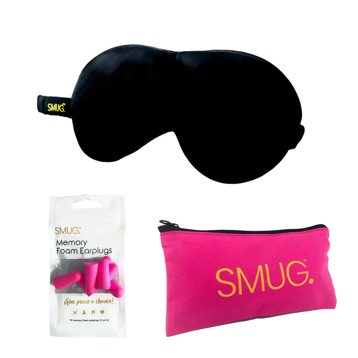 Black Satin Sleep Mask