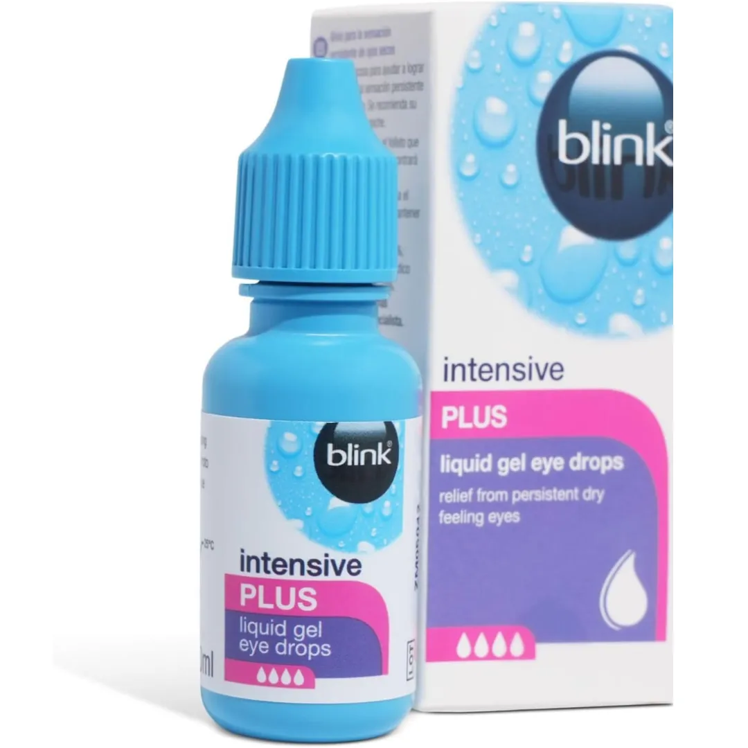 Blink Intensive Tears Plus Liquid Gel Eye Drops - 10ml (T)