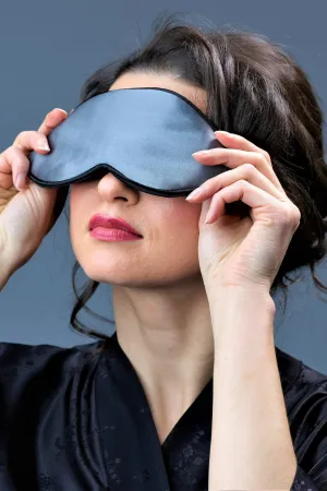 BlisSsleep 100% Silk Sleep Eye Pads Mask in Gray
