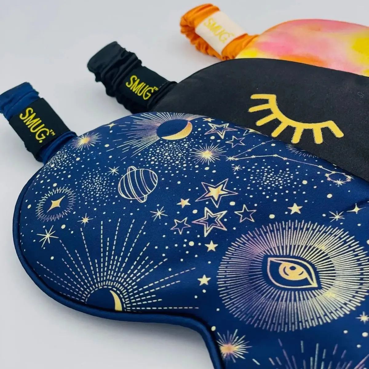 Blue Celestial Satin Sleep Mask
