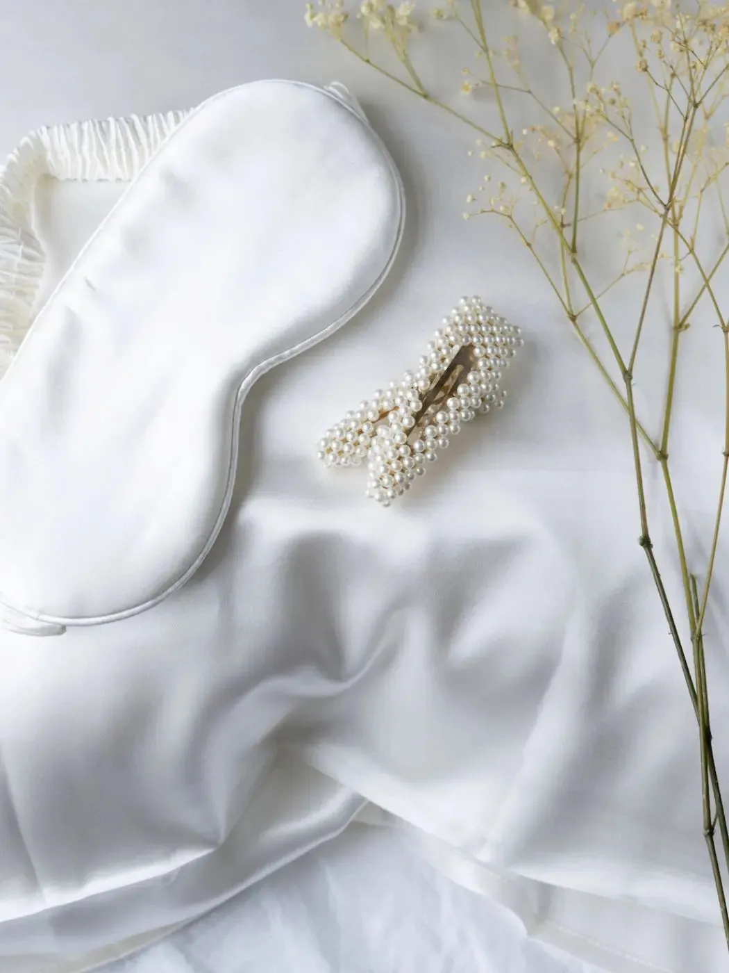 Blush Pink Silk Sleep Set