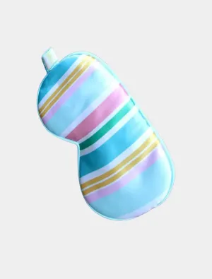 Bold Stripe Print Satin Sleep Mask