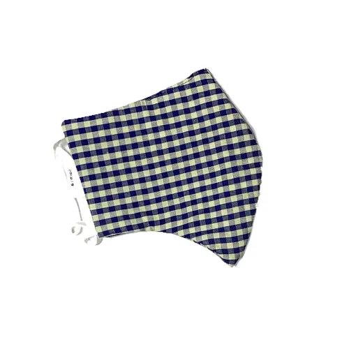Checked Organic Unisex Washable Face Masks