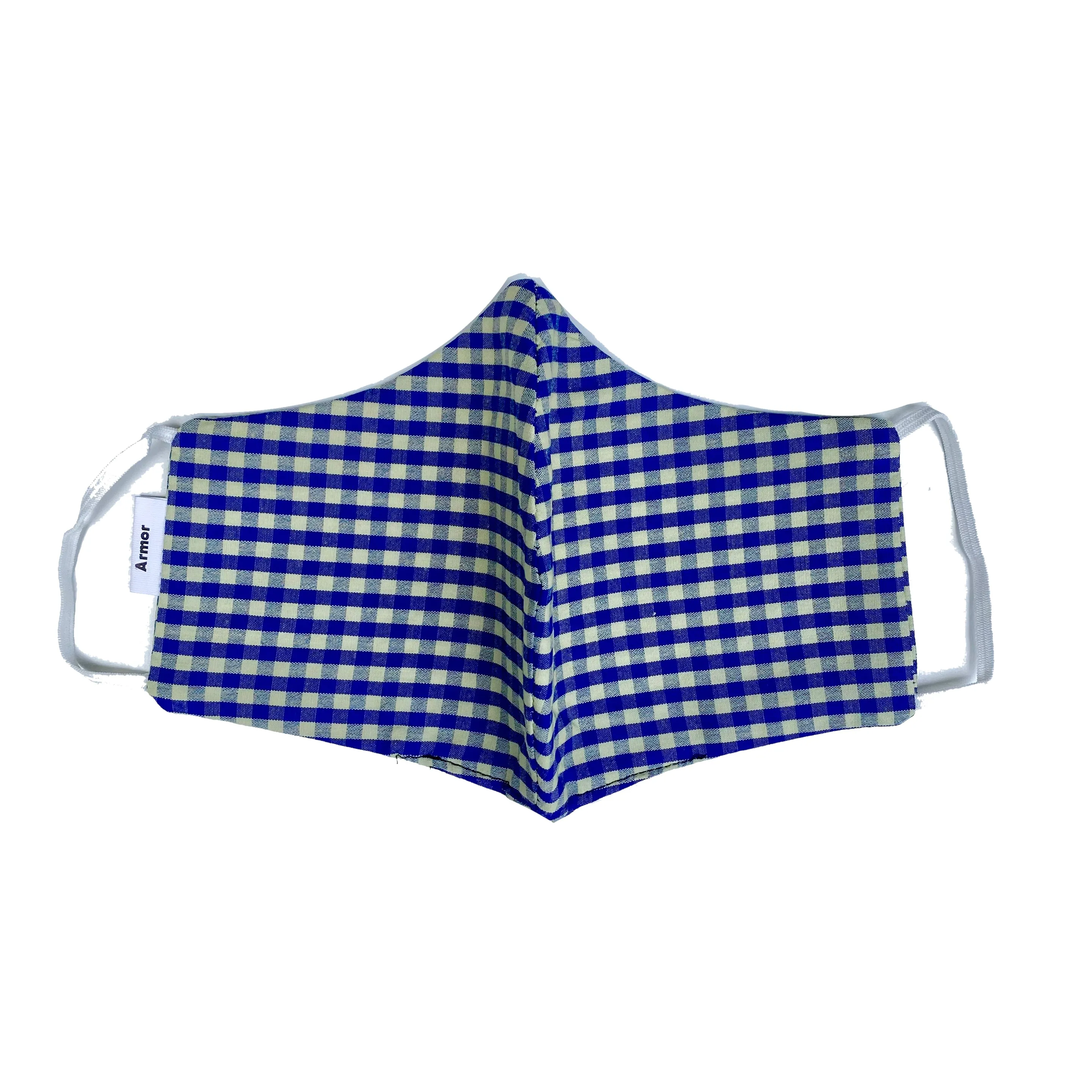 Checked Organic Unisex Washable Face Masks