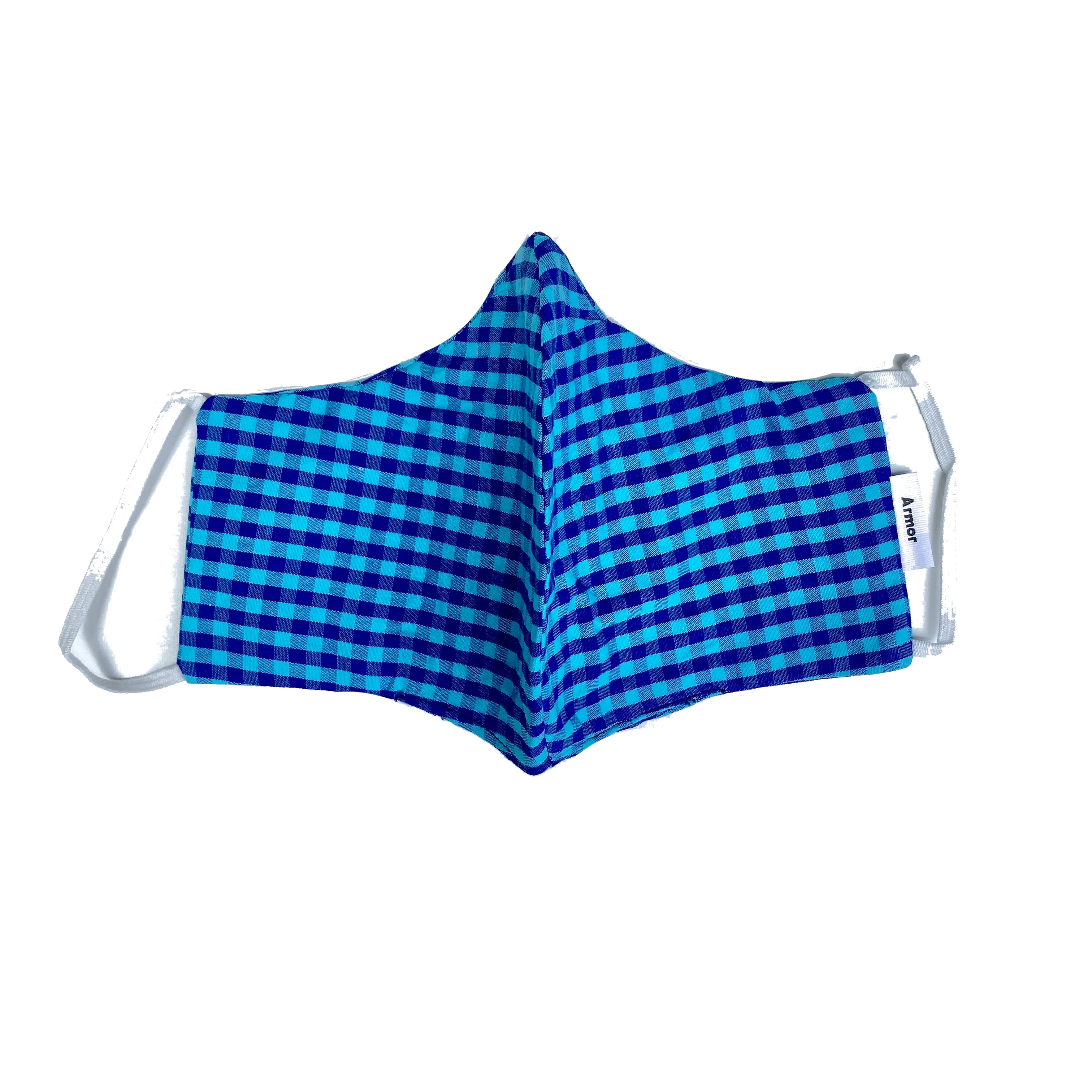 Checked Organic Unisex Washable Face Masks