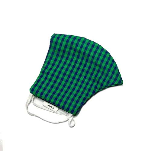 Checked Organic Unisex Washable Face Masks