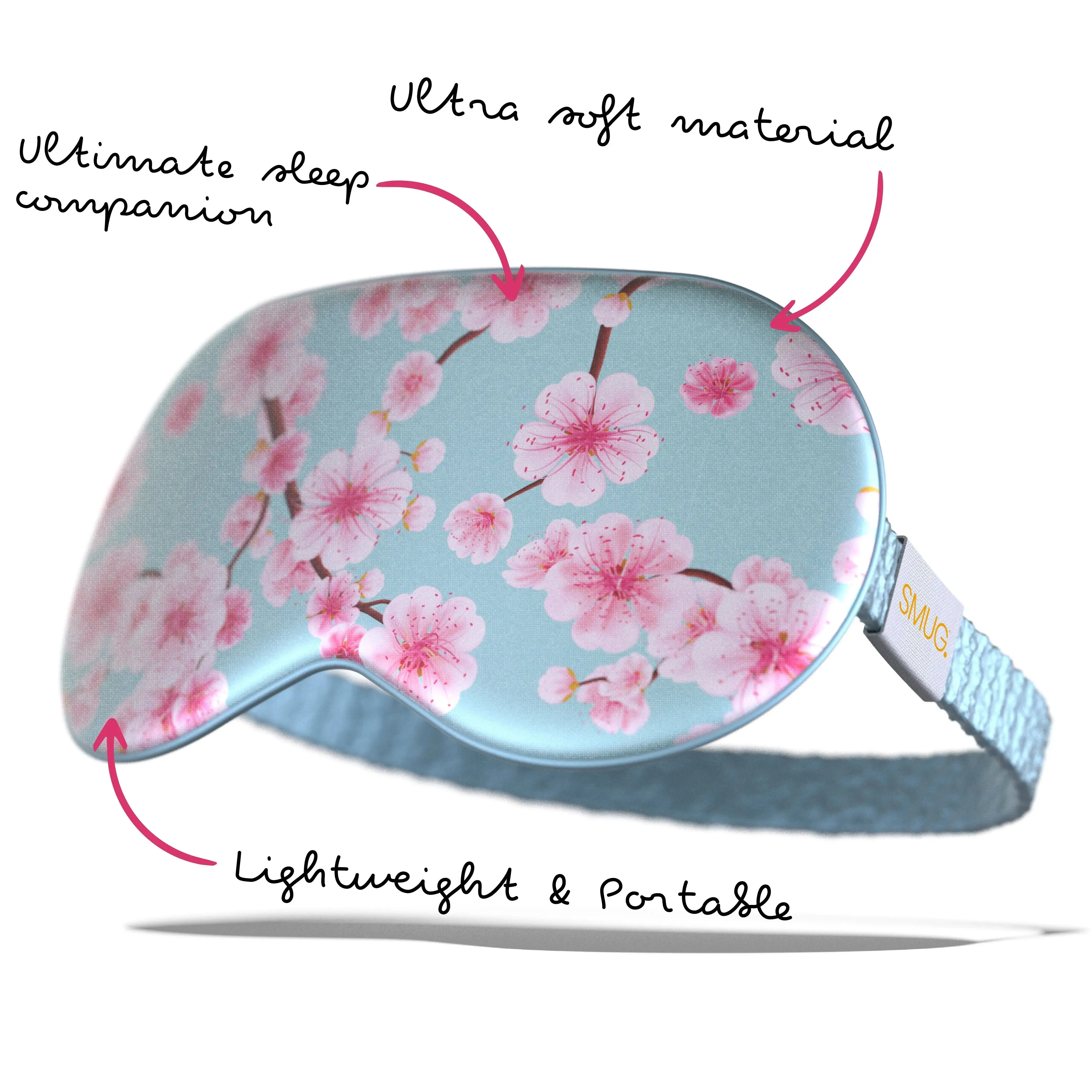 Cherry Blossom Satin Sleep Mask