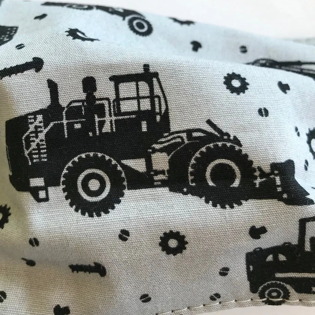 Childs Fun Fabric Face Mask Diggers