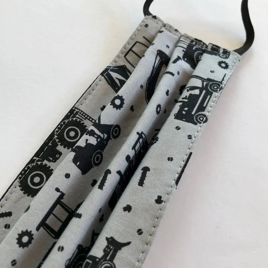 Childs Fun Fabric Face Mask Diggers