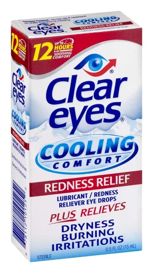 Clear Eyes | Cooling Comfort Redness Relief Eye Drops | 0.5 FL OZ