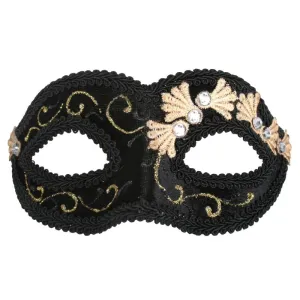 Coco Velvet Masquerade Eye Mask in Black, Red, Blue & Purple