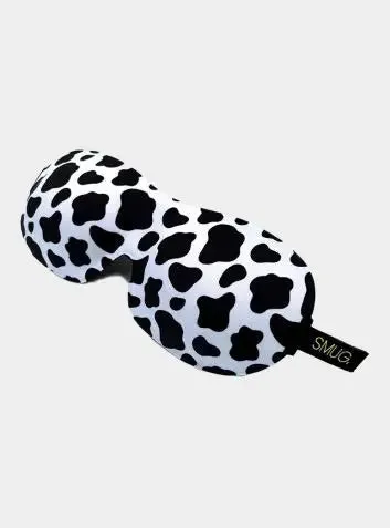 Cow Print Contoured 3D Blackout Sleep Mask