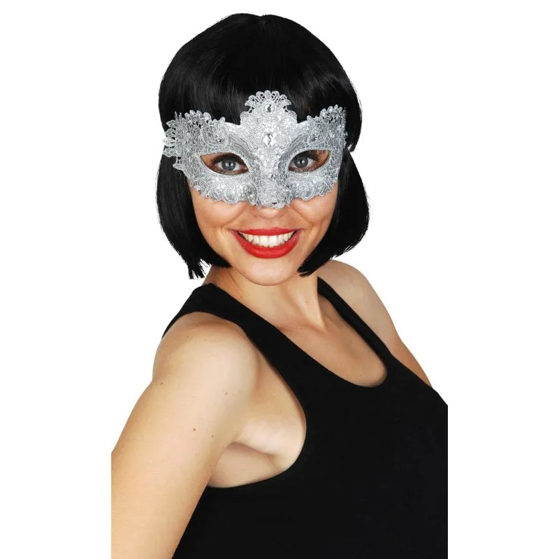 Crystal Lace Eye Mask - Asst Colors