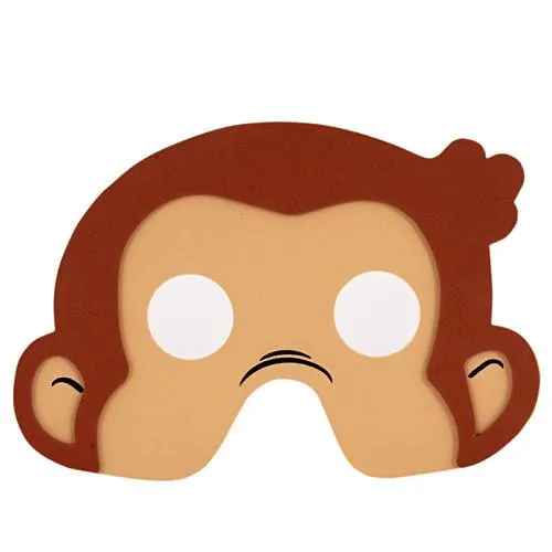 Curious George Foam Masks [4 Per Pack]