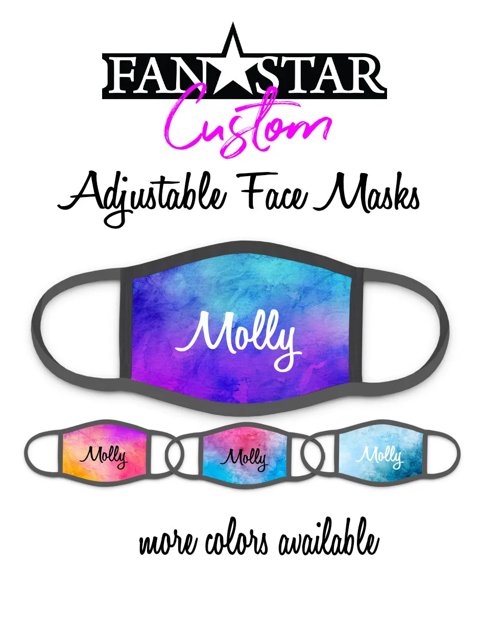 Custom Face Mask - Prism Background - Add Your Personalization!