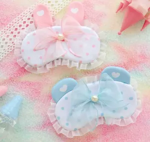 Dotted Bow Cute Gel Eye Mask