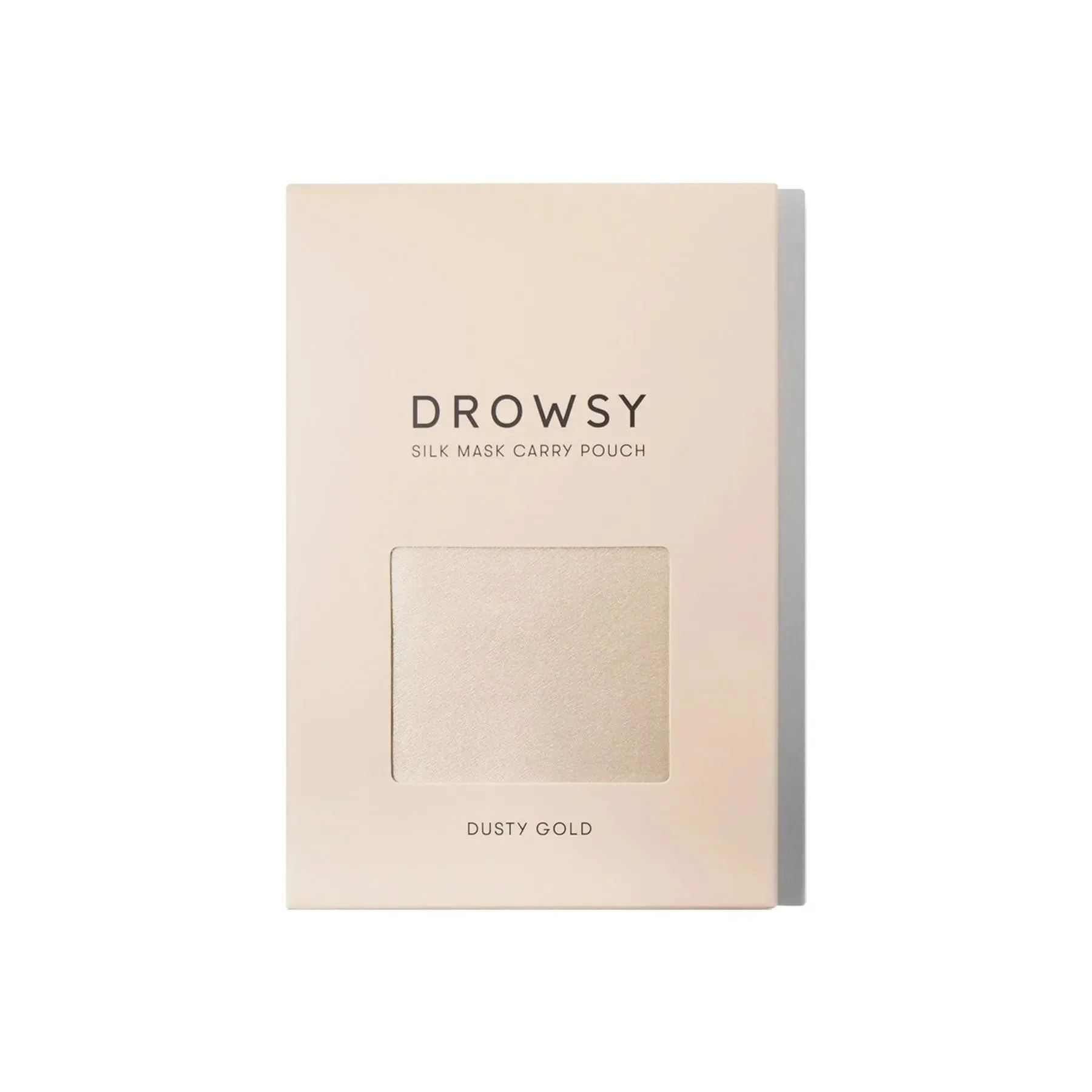 Dusty Gold Silk Carry Pouch