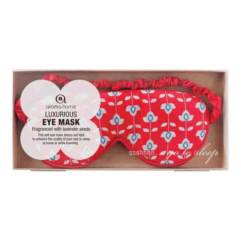 Eye Mask Red Abstract