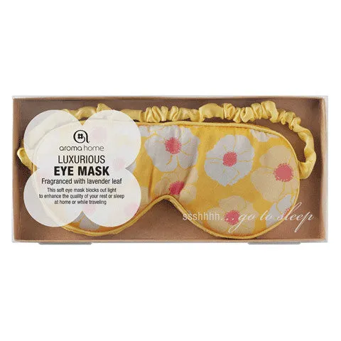 Eye Mask Yellow Flowers