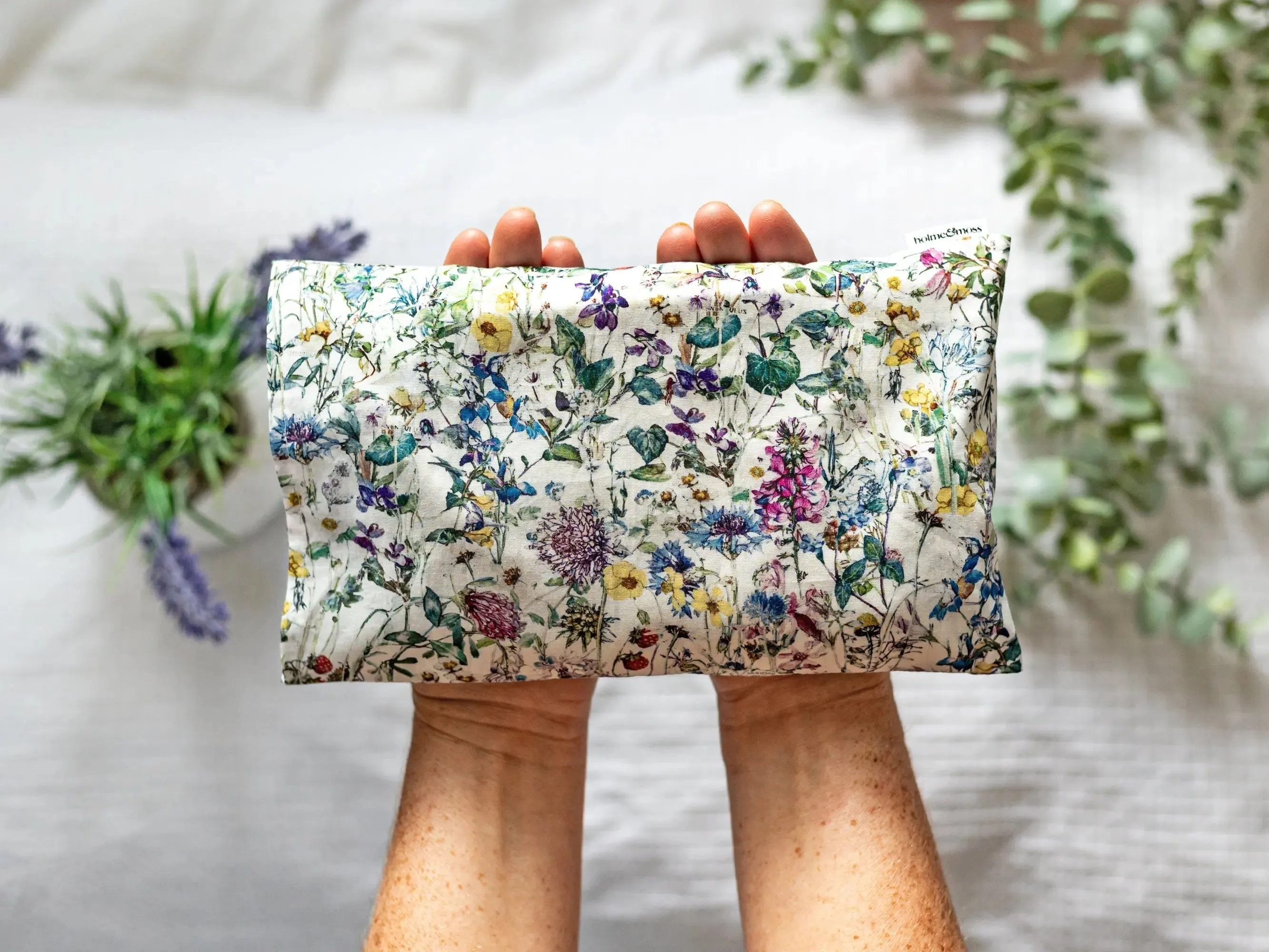 Eye Pillow With Lavender and Chamomile - Liberty Wild Flowers Print