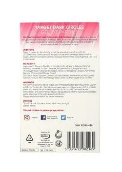 Face Facts Target Dark Circles Gel Eye Patches 4Pk