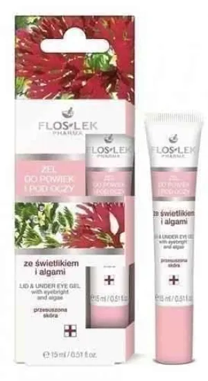 FLOS-LEK Eye and eye gel with skylight and algae 15ml