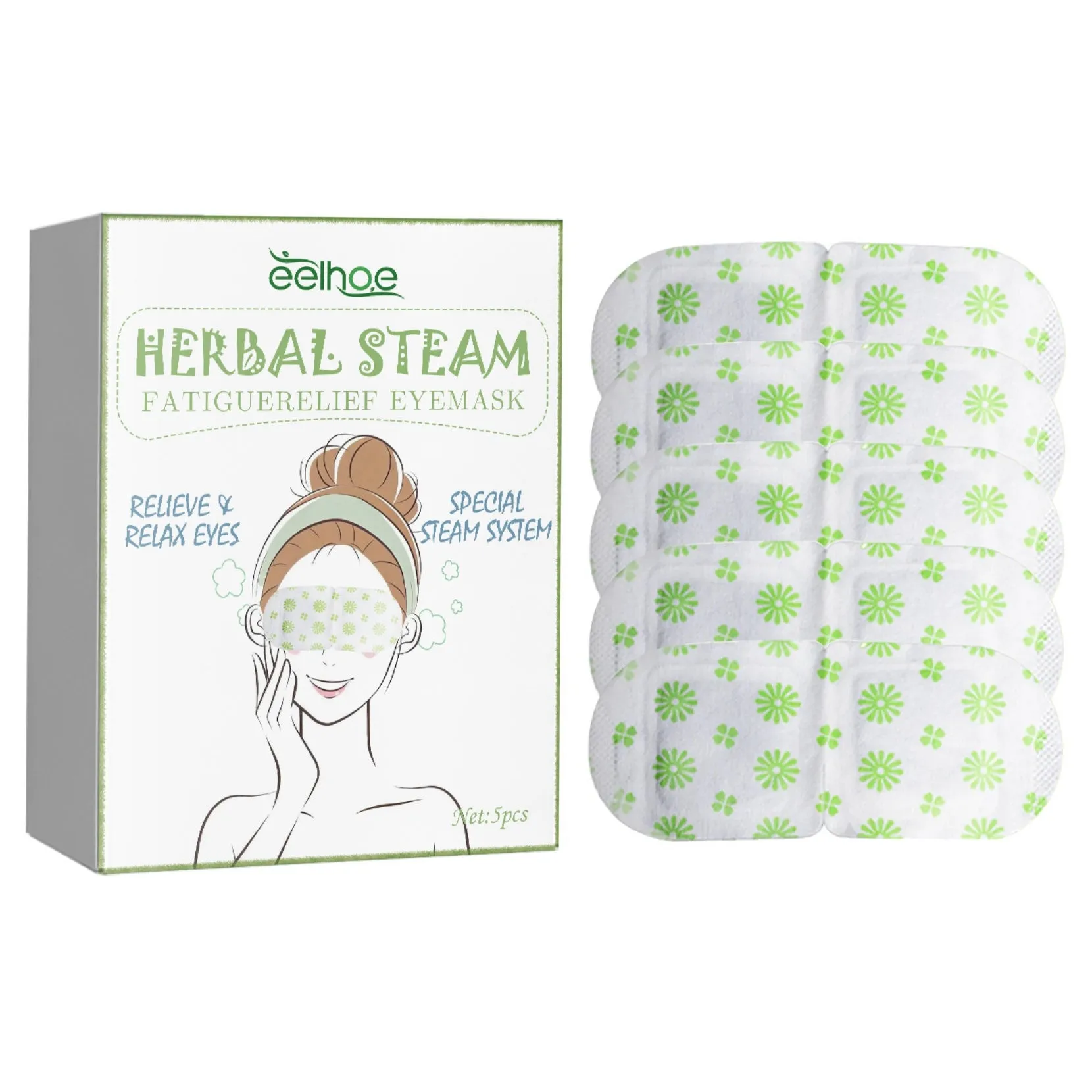 Herbal Steam Eye Mask - 5 pack