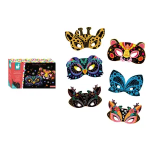 Janod Scratch Art Animal Masks