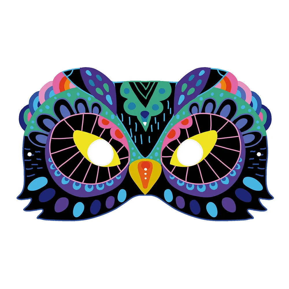 Janod Scratch Art Animal Masks