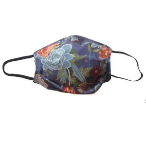 KW Mask - Romantic Floral on Blue