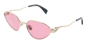 Lanvin LNV115S 724 Full Rim Rose Gold / Rose Cat Eye  Sunglasses