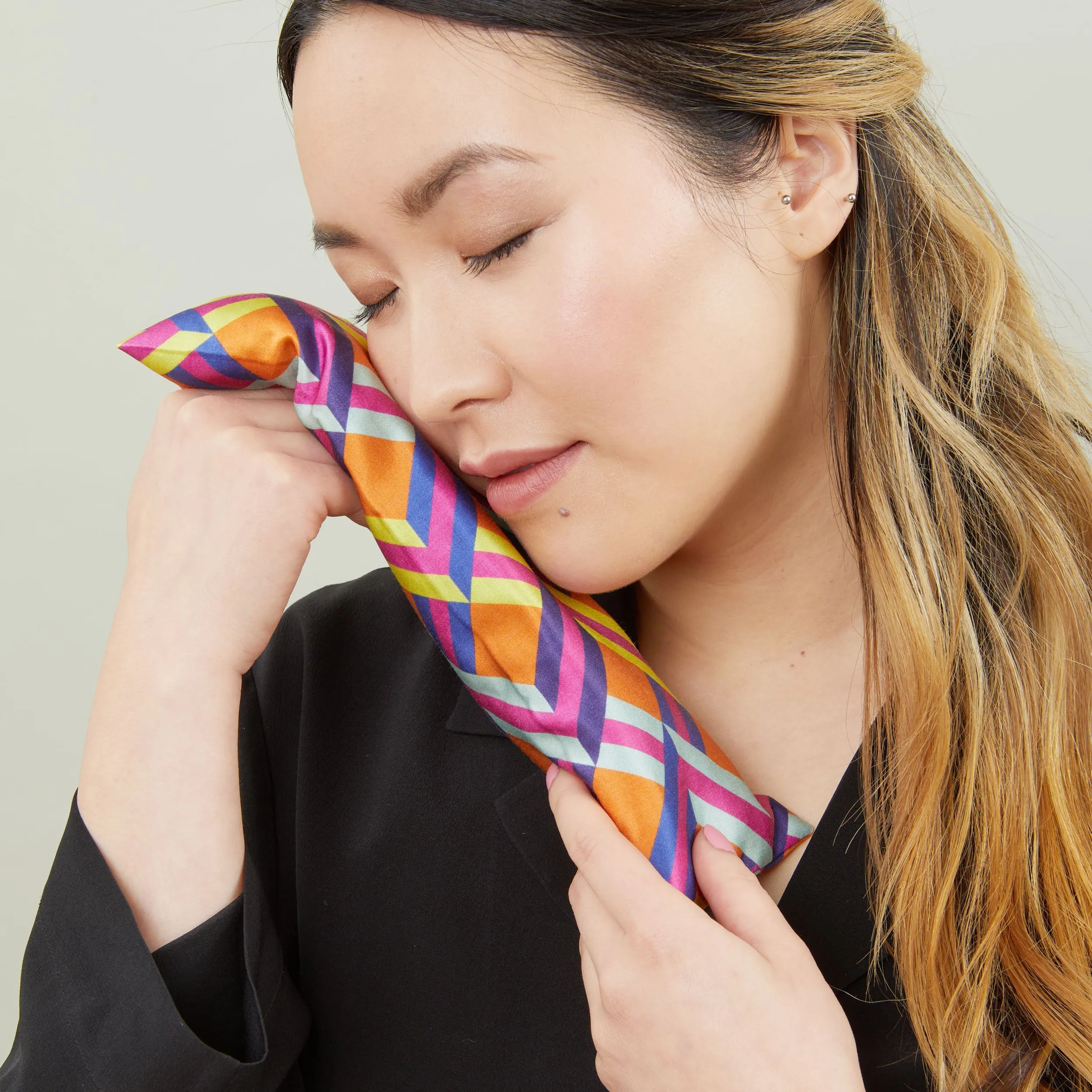 Lavender Eye Pillow - Barbecana Pink/Green