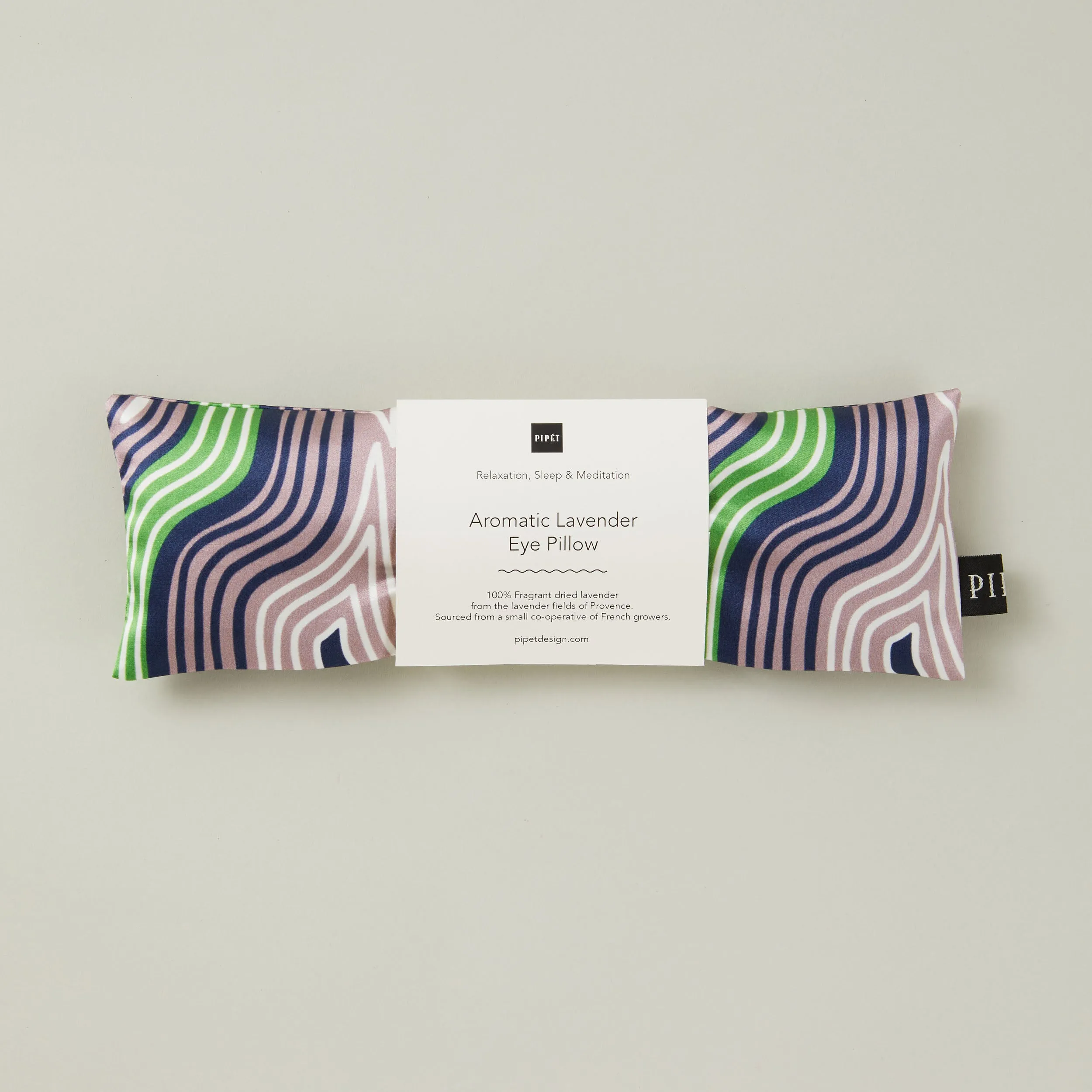 Lavender Eye Pillow - Lasdun Navy/Lime