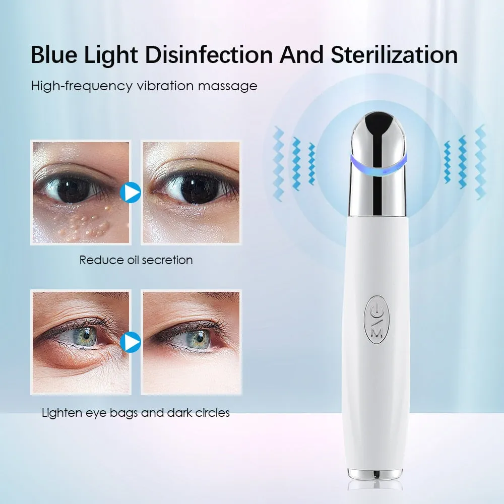 LED Photon Therapy Heated  Eye Massage Device