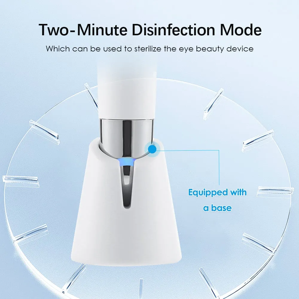 LED Photon Therapy Heated  Eye Massage Device