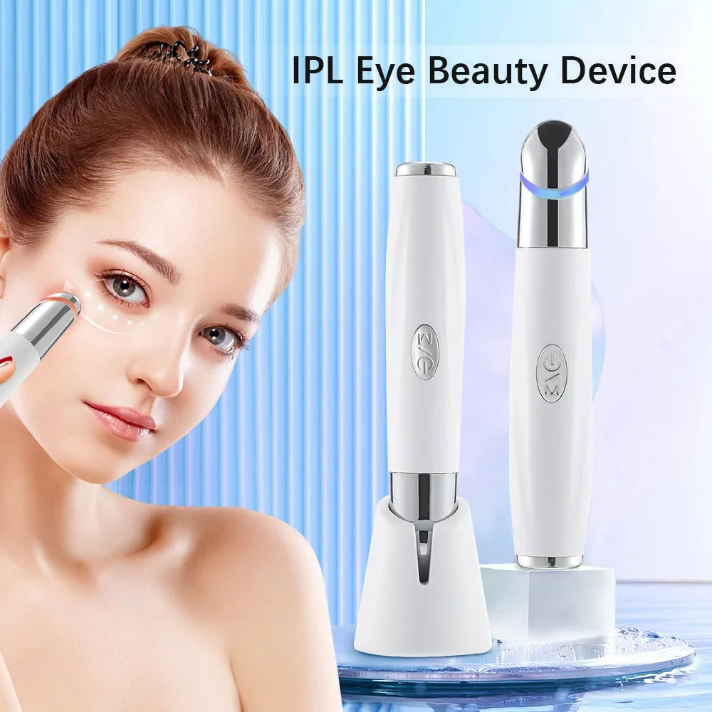 LED Photon Therapy Heated  Eye Massage Device