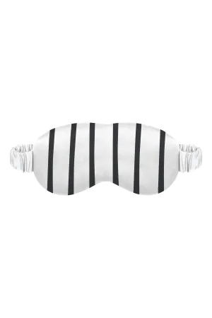 London Eye Mask Jet Black Silk