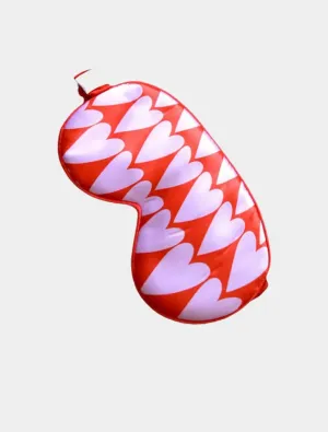 Longheart Print Satin Sleep Mask