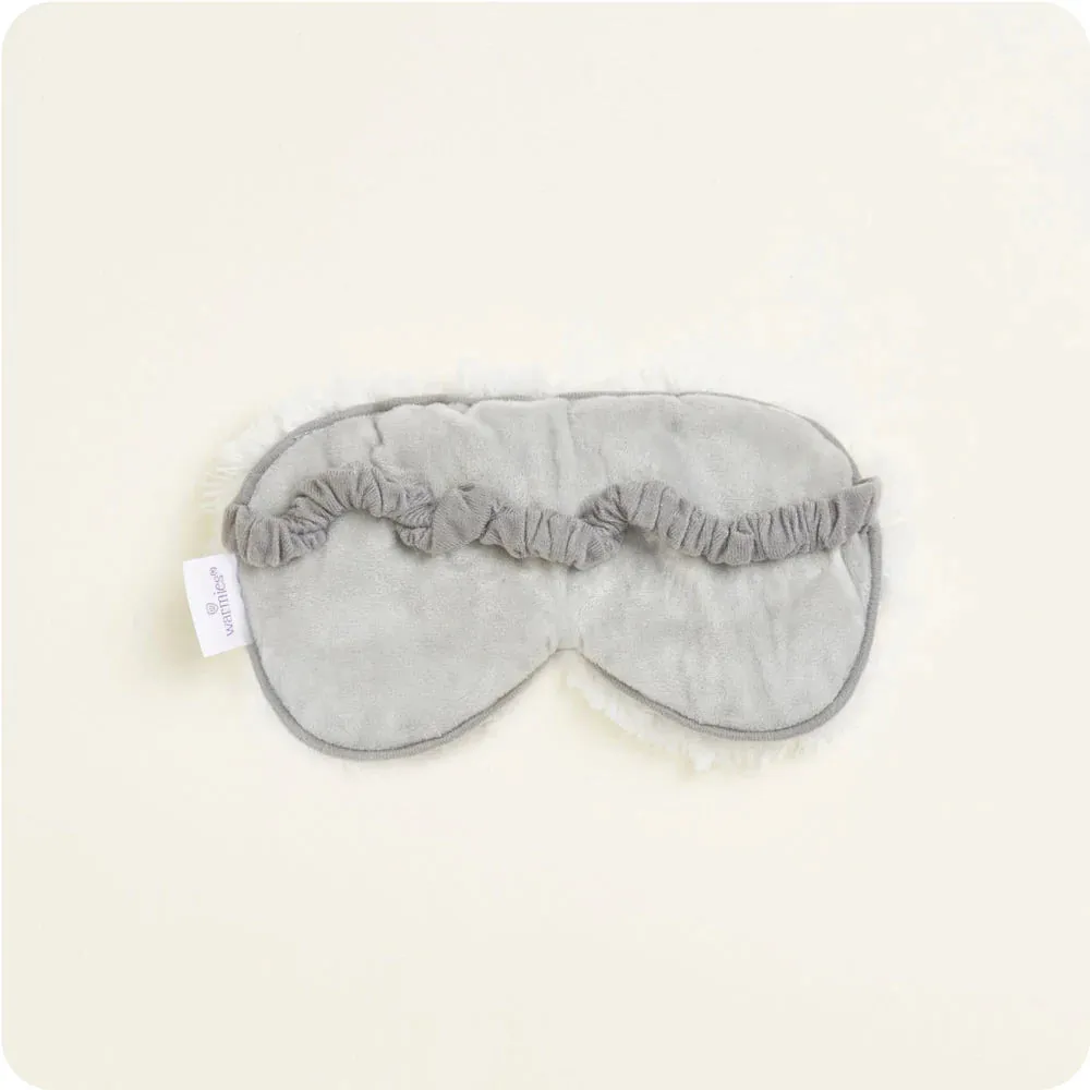 Marshmallow Gray Warmies Eye Mask