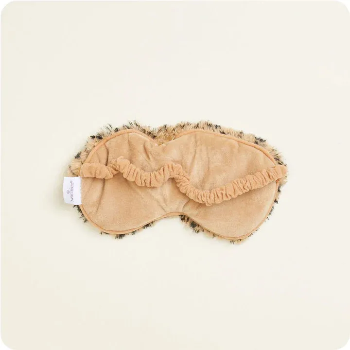 Marshmallow Leopard Warmies Eye Mask