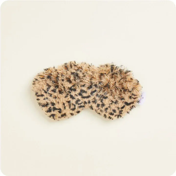 Marshmallow Leopard Warmies Eye Mask