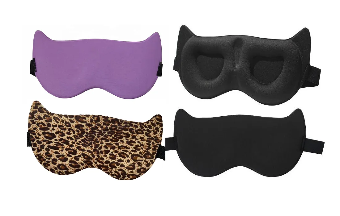 Meow Eye Shade For Sweet Dream Sleep  Blocks Light 100%